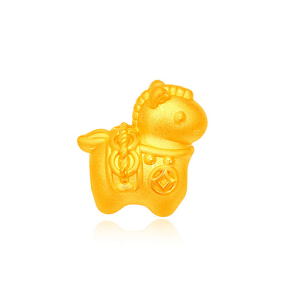 TAKA Jewellery 999 Pure Gold Auspicious Horse Charm