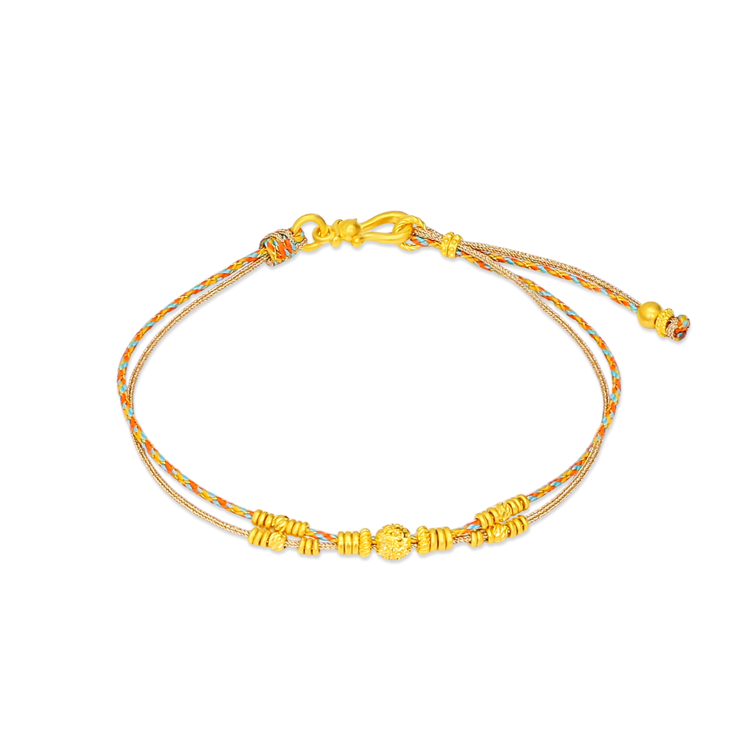 TAKA Jewellery Heritage Threads Gold Collection 999 Pure Gold Bracelet