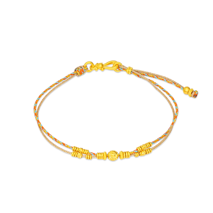 TAKA Jewellery Heritage Threads Gold Collection 999 Pure Gold Bracelet