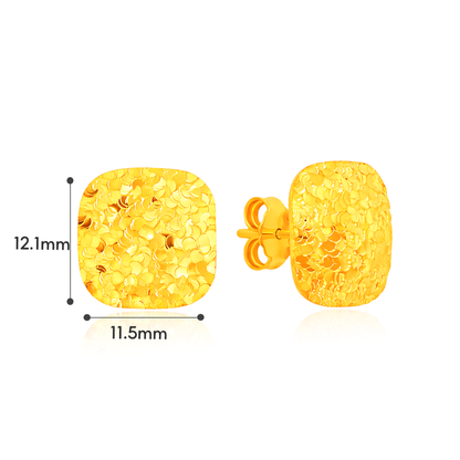 TAKA Jewellery 916 Gold Luminous Aura Earrings