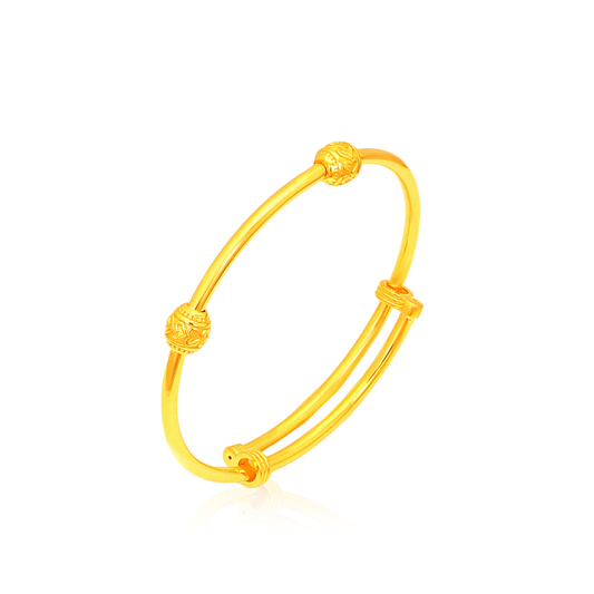 TAKA Jewellery 916 Gold Baby Bracelet