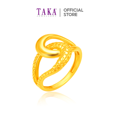 TAKA Jewellery Infinity‑Style 916 Gold Ring