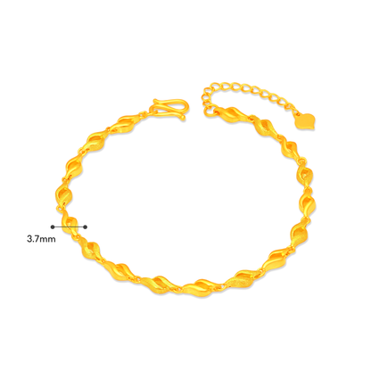 TAKA Jewellery 999 Pure Gold Bracelet