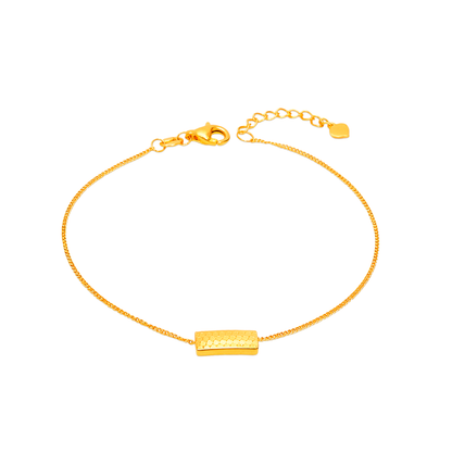TAKA Jewellery Luxe Bar 916 Gold Bracelet