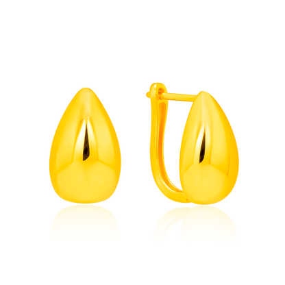 TAKA Jewellery Classic Gold Drop 916 Gold Earrings