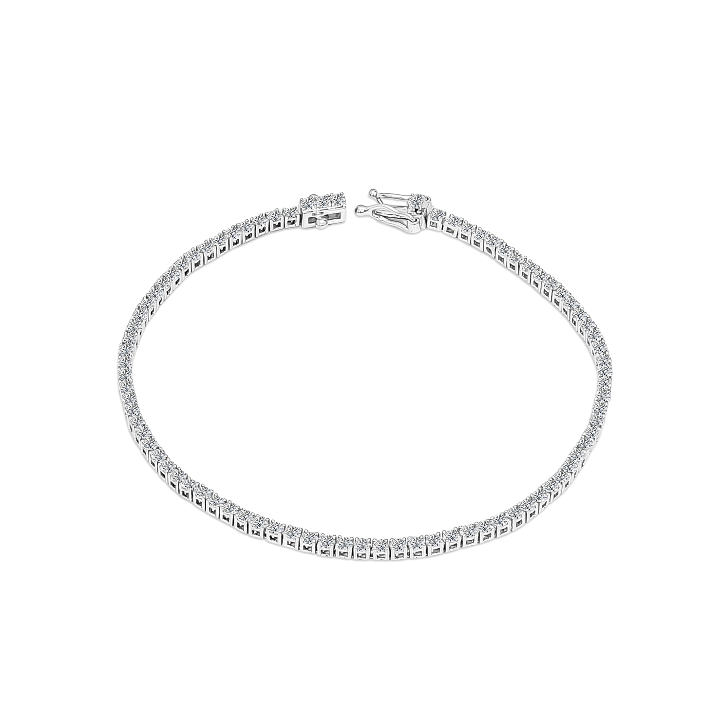 TAKA Jewellery Lab Grown Diamond Tennis Bracelet 10K Gold