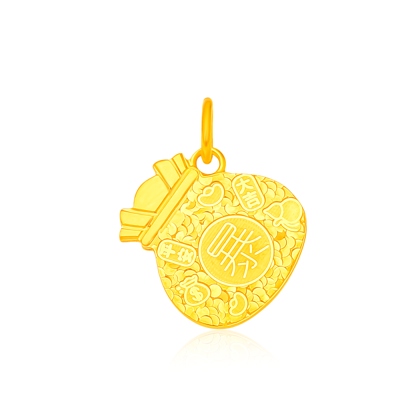 TAKA Jewellery Golden Blessings Series 916 Gold Pendant