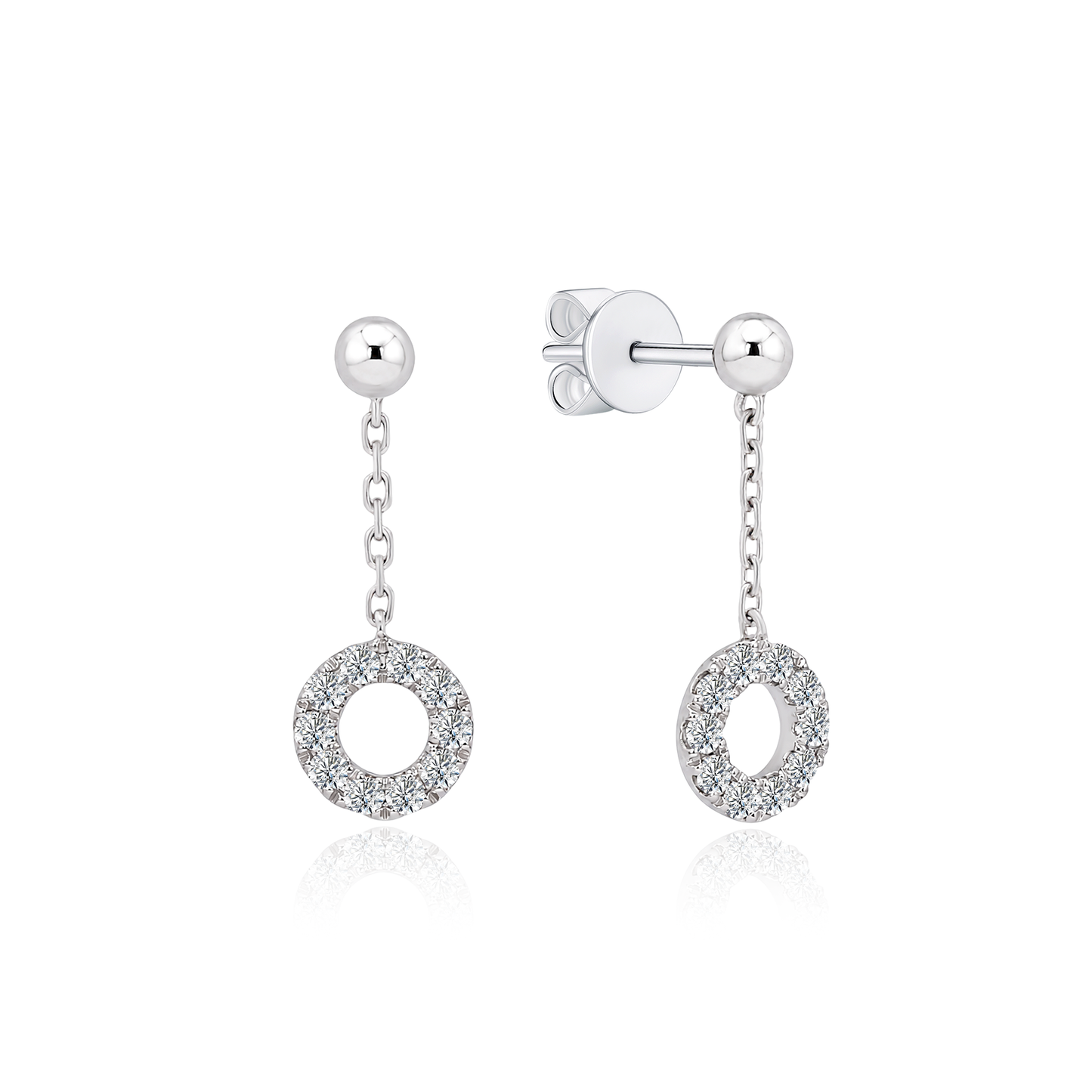 [PROMO] TAKA Jewellery 10K Gold Lab Grown Diamond Dangle Earrings