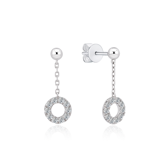 TAKA Jewellery 10K Gold Lab Grown Diamond Dangle Earrings