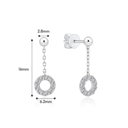 [PROMO] TAKA Jewellery 10K Gold Lab Grown Diamond Dangle Earrings