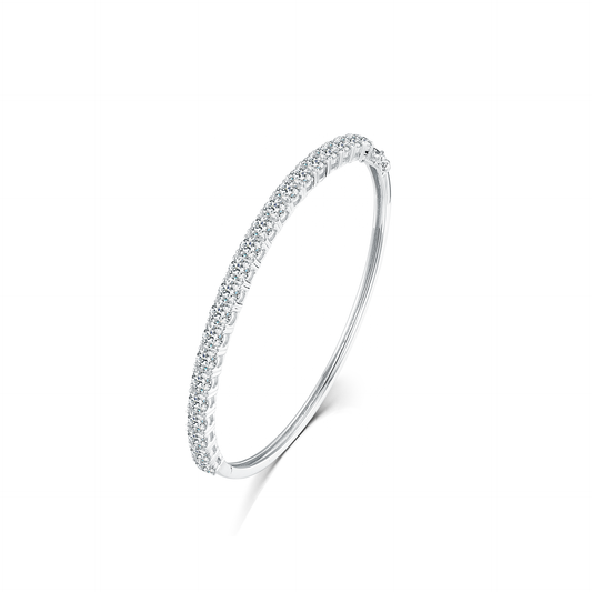 TAKA Jewellery 10K Gold Lab Grown Diamond Classic Tennis Bangle