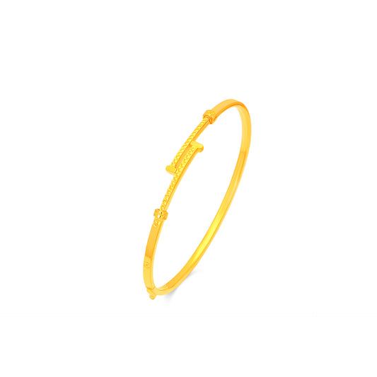 TAKA Jewellery 999 Pure Gold 5G Bangle