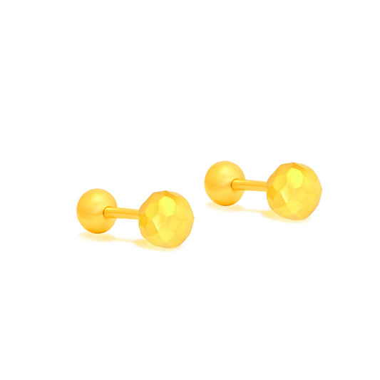 TAKA Jewellery 999 Pure Gold 5G Earrings