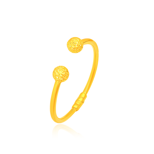 TAKA Jewellery Twilight Duo 916 Gold Bangle
