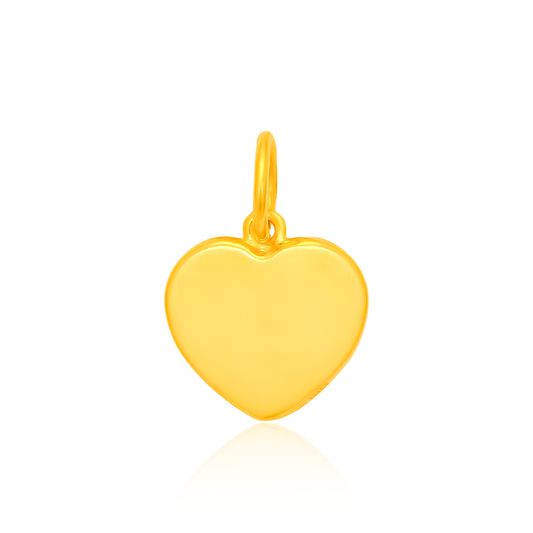 TAKA Jewellery 916 Gold Heart Pendant