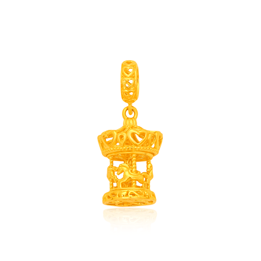 TAKA Jewellery 916 Gold Carousel Charm