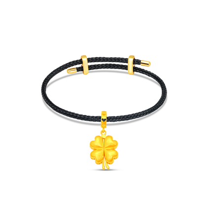 TAKA Jewellery Twilight Clover 916 Gold Charm