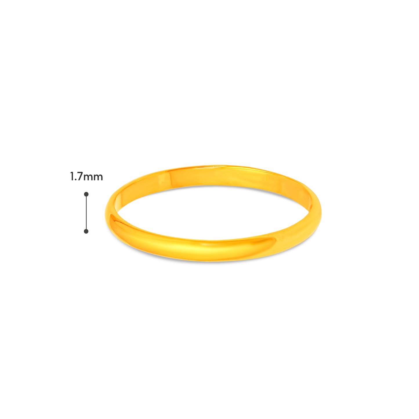 TAKA Jewellery Eterna Fine 916 Gold Ring
