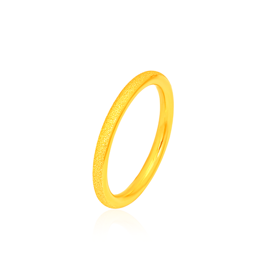 TAKA Jewellery 999 Pure Gold Fine Band Ring