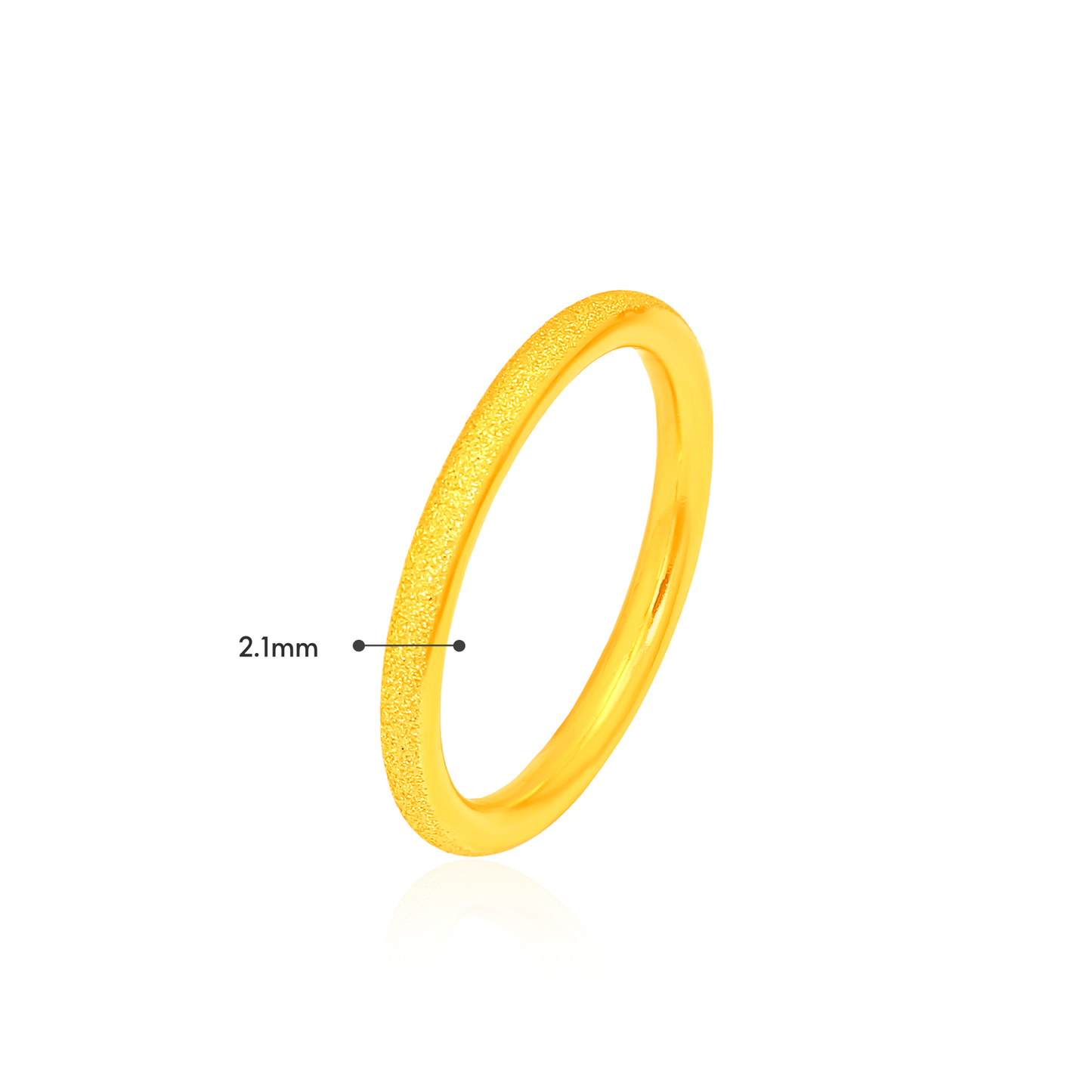 TAKA Jewellery 999 Pure Gold Fine Band Ring