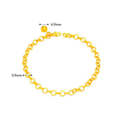 TAKA Jewellery JoyLoop 916 Baby Anklet
