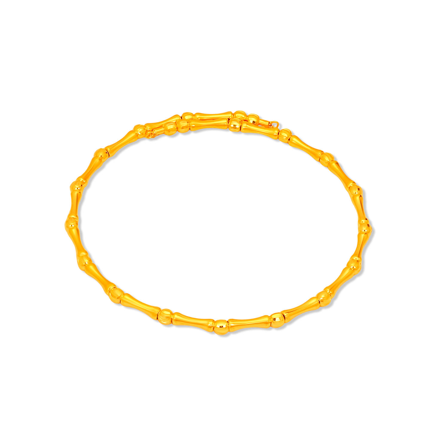 TAKA Jewellery Bamboo Elegance 916 Gold Bangle