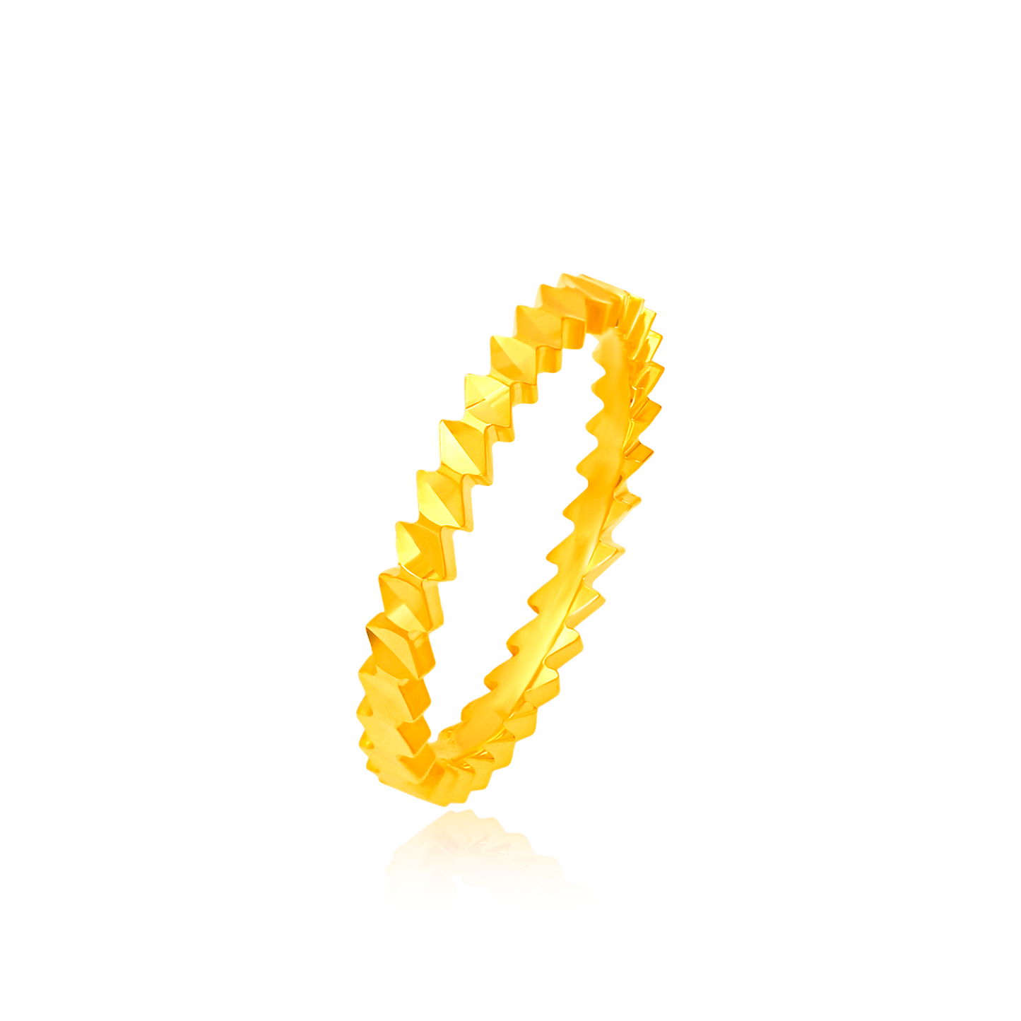 TAKA Jewellery GleamHeart 916 Gold Ring