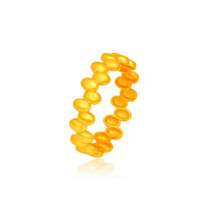 TAKA Jewellery Serenity Dots 916 Gold Ring