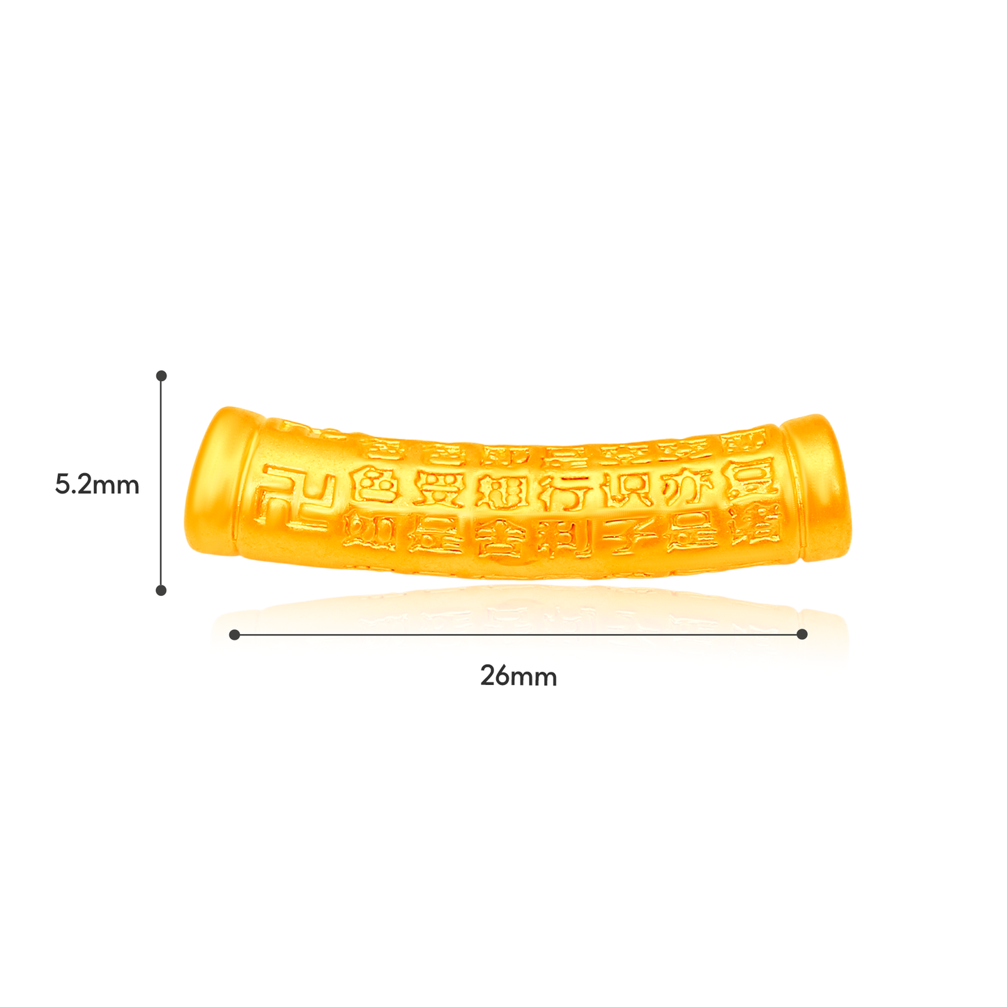 TAKA Jewellery 999 Pure Gold Scripture Blessing Charm