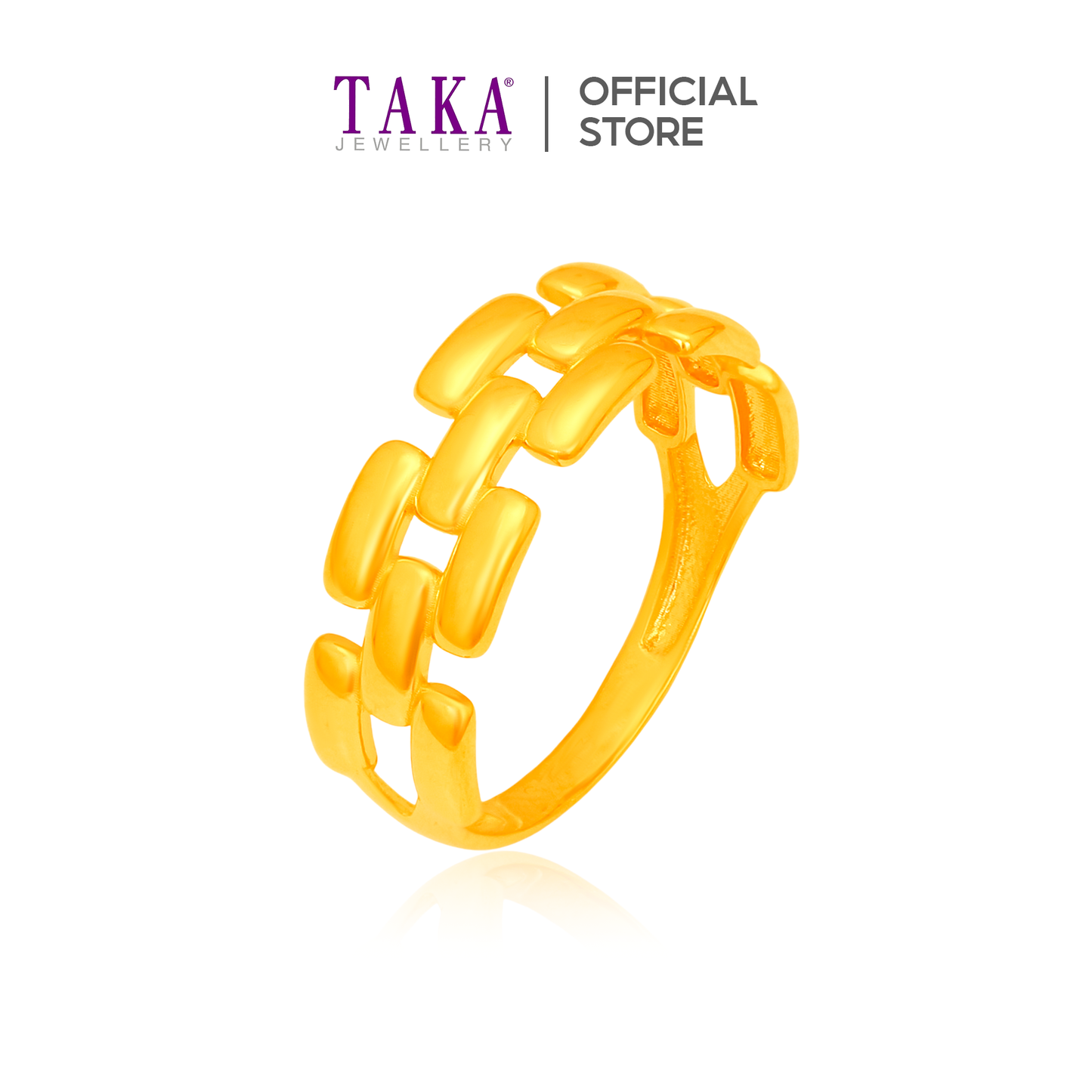 TAKA Jewellery Eternal Bond 916 Gold Ring