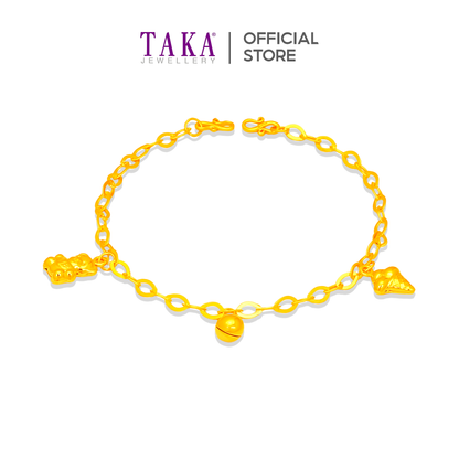TAKA Jewellery Sweet Harmony 916 Gold Baby Bracelet