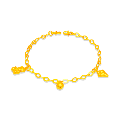 TAKA Jewellery Sweet Harmony 916 Gold Baby Bracelet