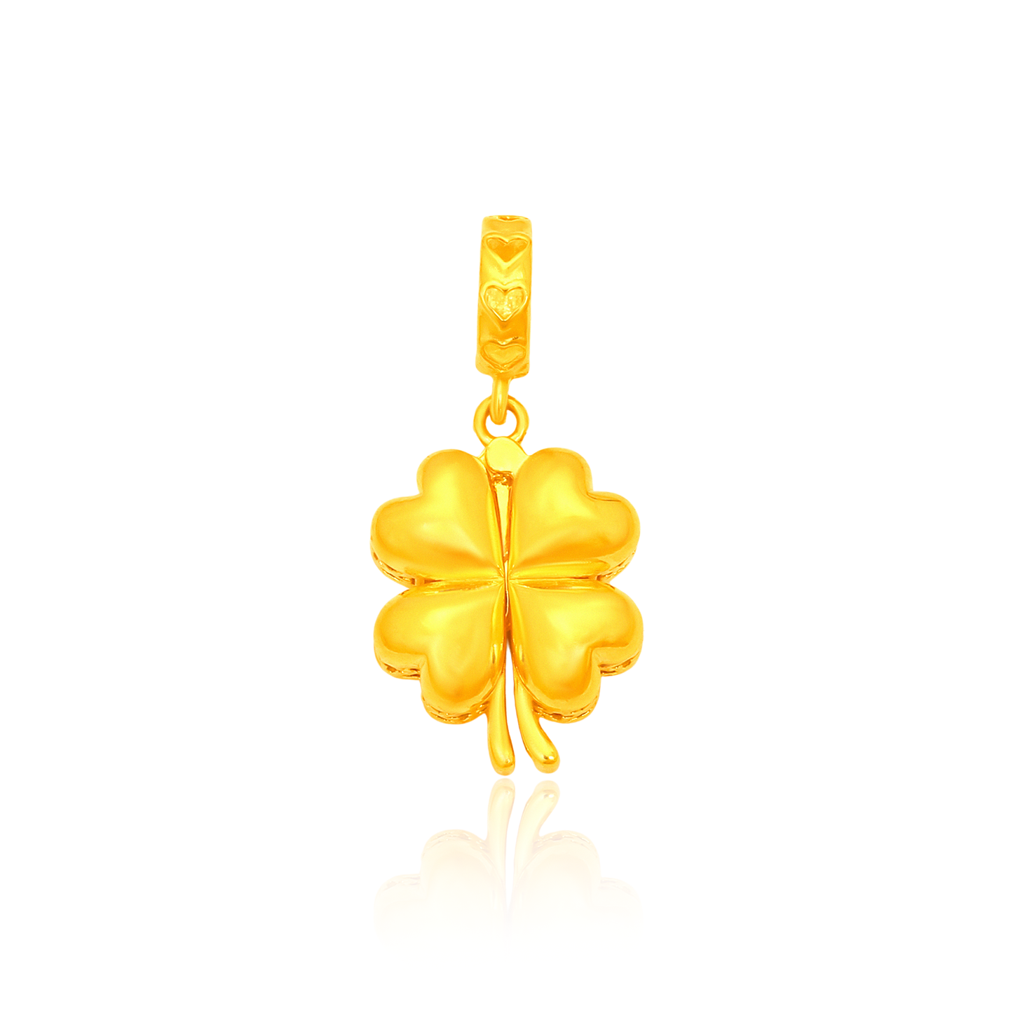 TAKA Jewellery Twilight Clover 916 Gold Charm