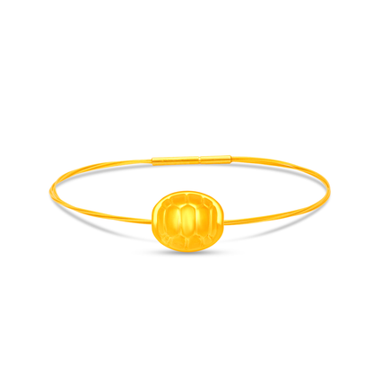 TAKA Jewellery Tortoise Shell Fortune 999 Pure Gold Charm