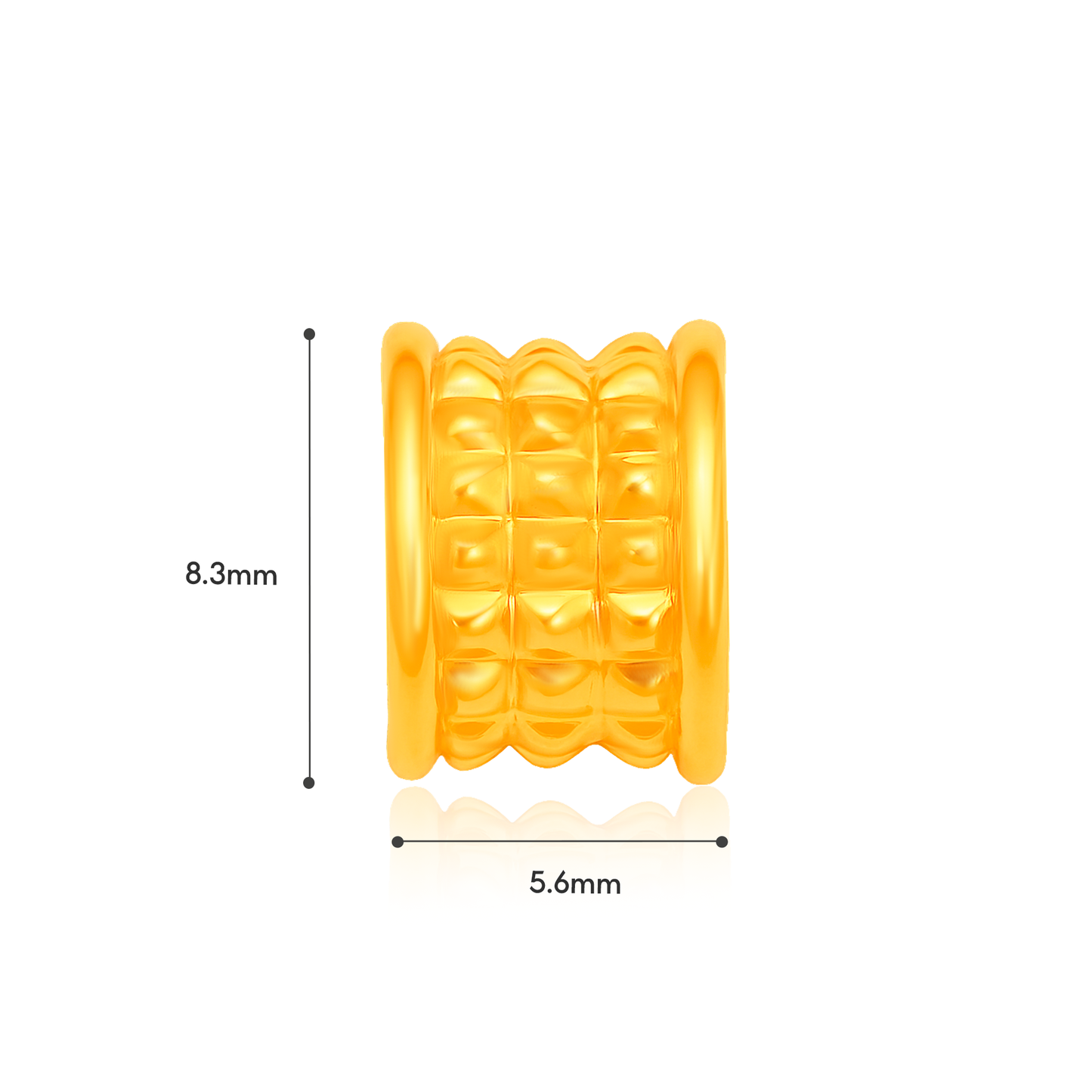 TAKA Jewellery 999 Pure Gold Eternal Love Gold Charm