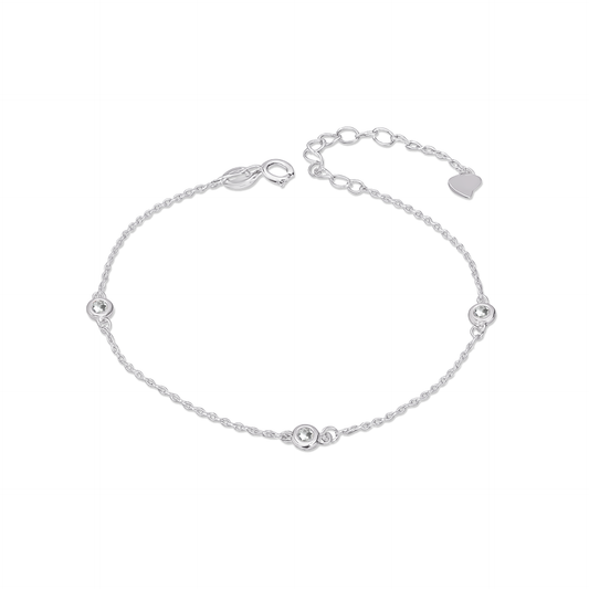 TAKA Jewellery Crystals & 925 Silver Bracelet