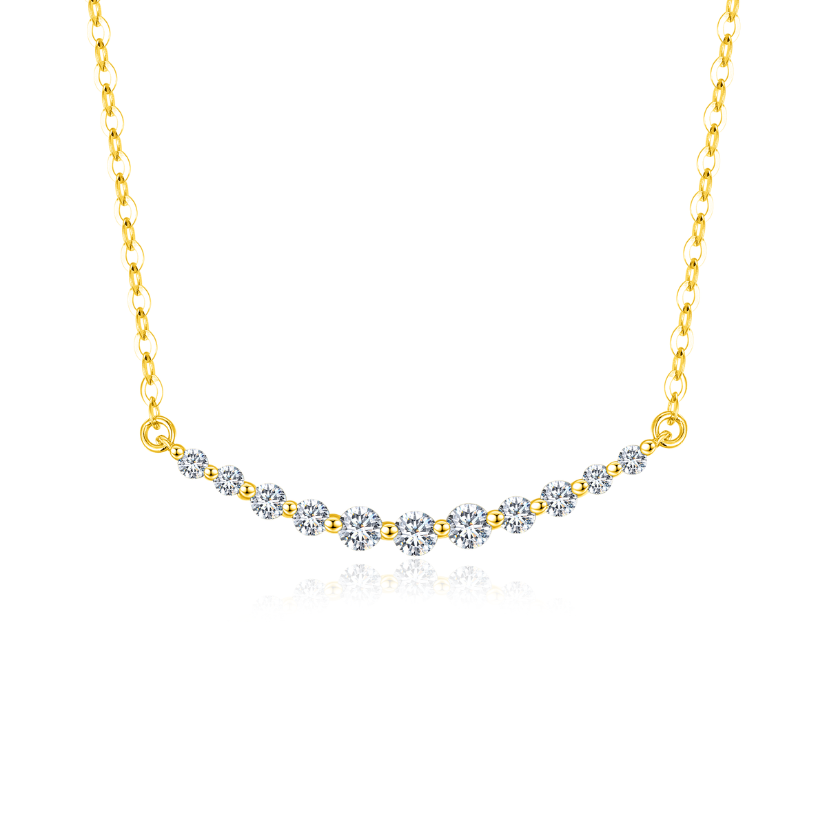 TAKA Jewellery Cresta Diamond Necklace 18K Gold
