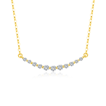 TAKA Jewellery Cresta Diamond Necklace 18K Gold