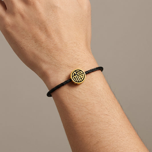 TAKA Jewellery Dynasty Gold Collection Fu 999 Pure Gold Charm