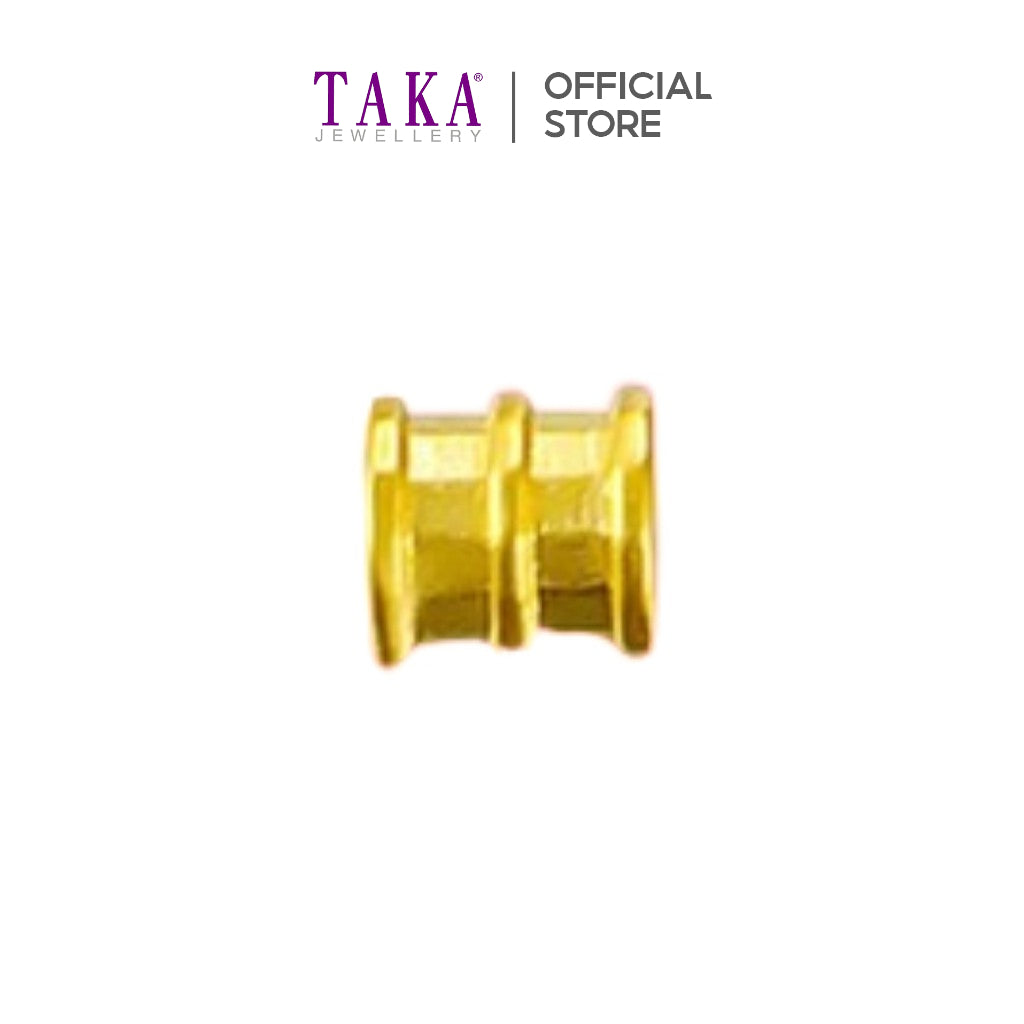 TAKA Jewellery 999 Pure Gold Charm Barrel
