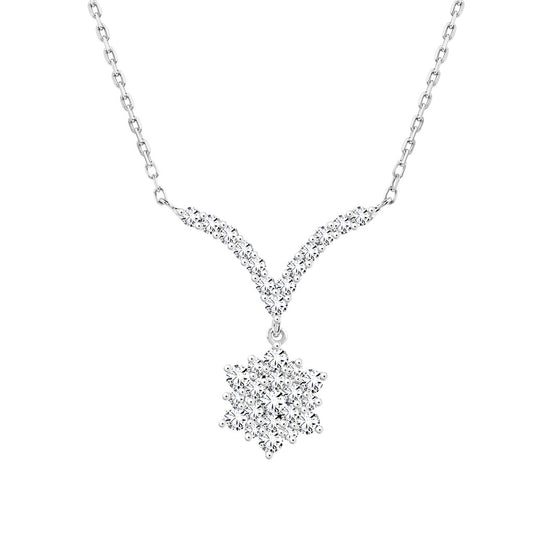 TAKA Jewellery Cresta Diamond Necklace 18K
