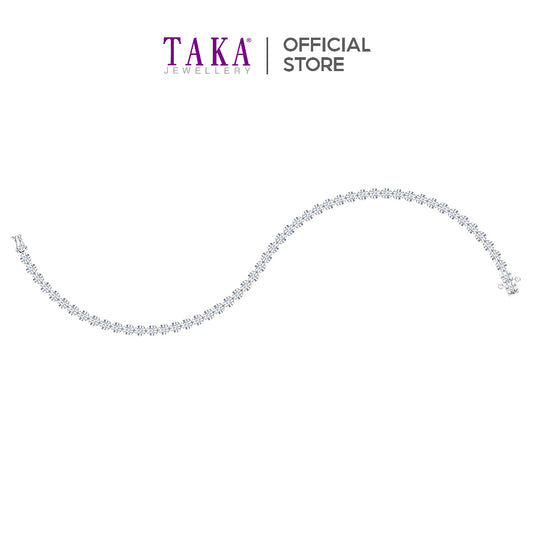 TAKA Jewellery Cresta Diamond Bracelet 18K