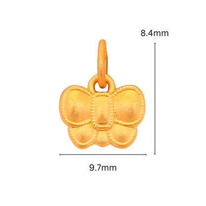 TAKA Jewellery 999 Pure Gold Pendant Ribbon