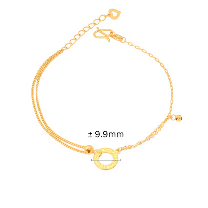 TAKA Jewellery 999 Pure Gold 5G Bracelet