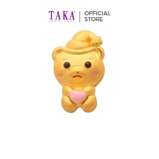 TAKA Jewellery 999 Pure Gold Pendant Bear