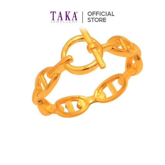TAKA Jewellery 999 Pure Gold Ring