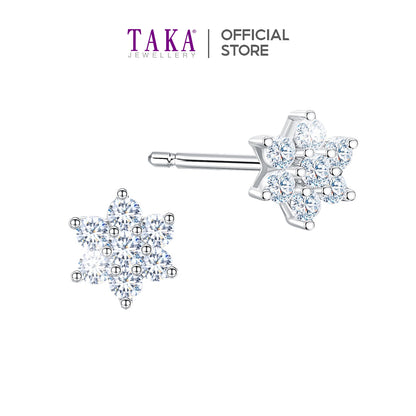 TAKA Jewellery Galaxe Diamond Earrings 9K