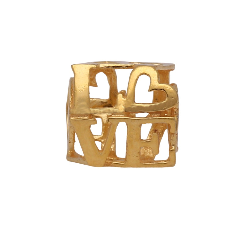 TAKA Jewellery 916 Gold Charm LOVE