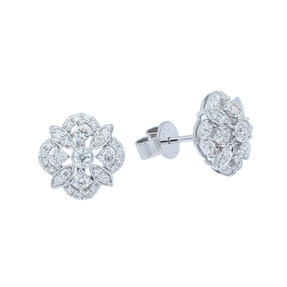 TAKA Jewellery Cresta Diamond Earrings 18K