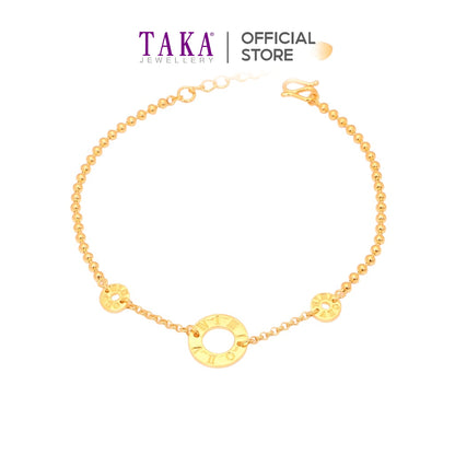 TAKA Jewellery 999 Pure Gold 5G Bracelet